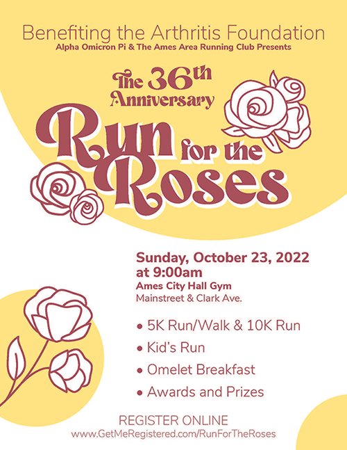 36th Anniversary Run for the Roses Downtown Ames